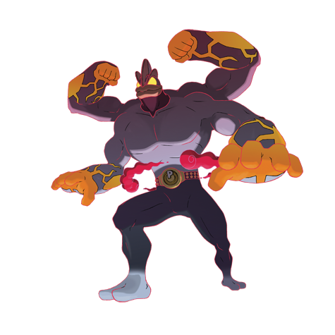 Machamp Gmax official artwork